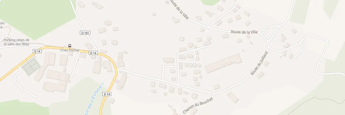 Plan du 131 Rte du Juiliard à Nonglard