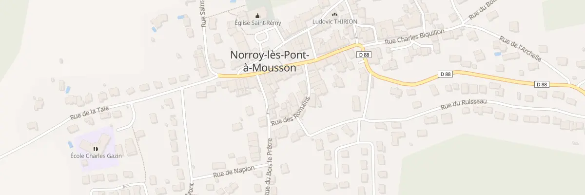 Plan du 8 Rue des Romains à Norroy-lès-Pont-à-Mousson