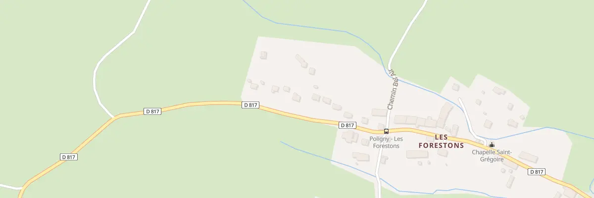 Plan du 32 Rte de Saint Esteve à Poligny