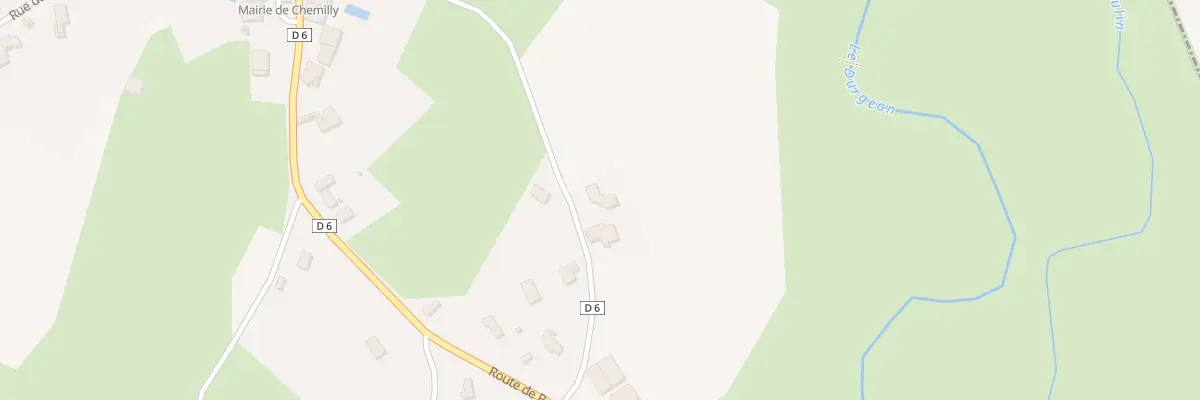 Plan du 4 Che des Herbues à Chemilly