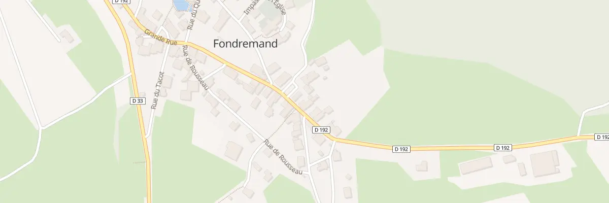 Plan du 3 Gr Grande Rue à Fondremand