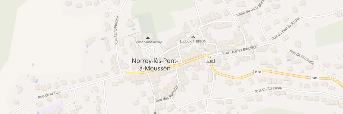 Plan du 22 Rue Alphonse Dozard à Norroy-lès-Pont-à-Mousson