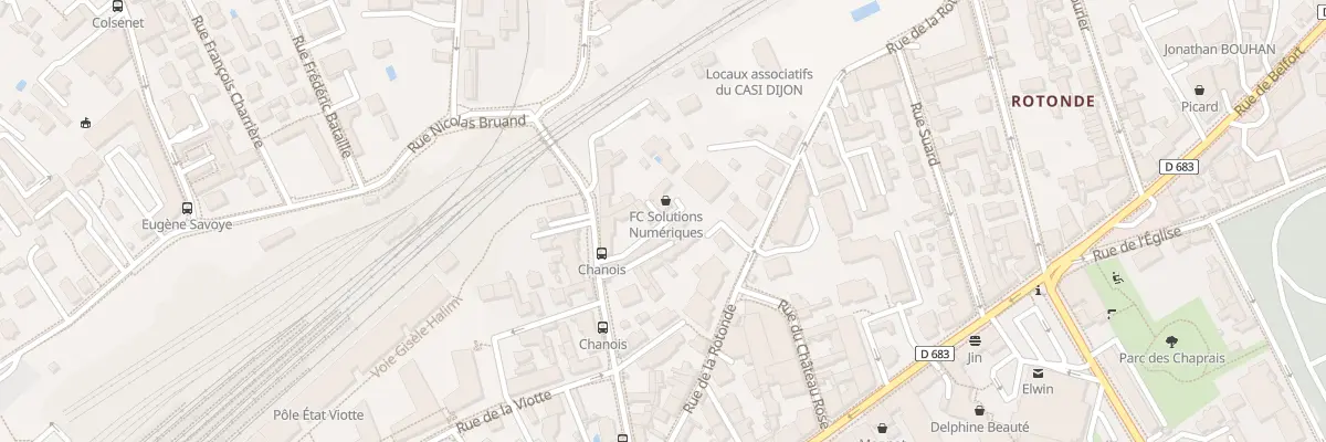 Plan du 20 Rue du Chasnot à Besançon