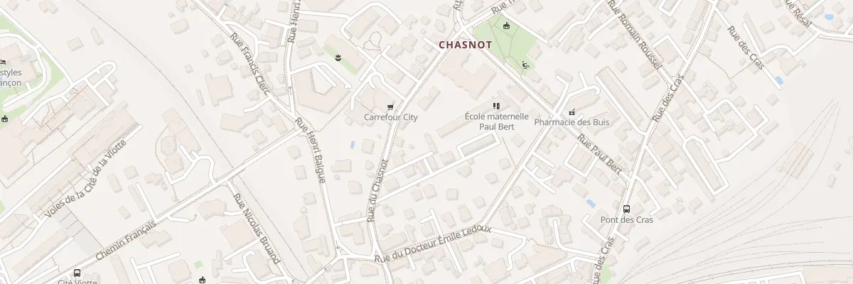 Plan du 50A Rue du Chasnot à Besançon