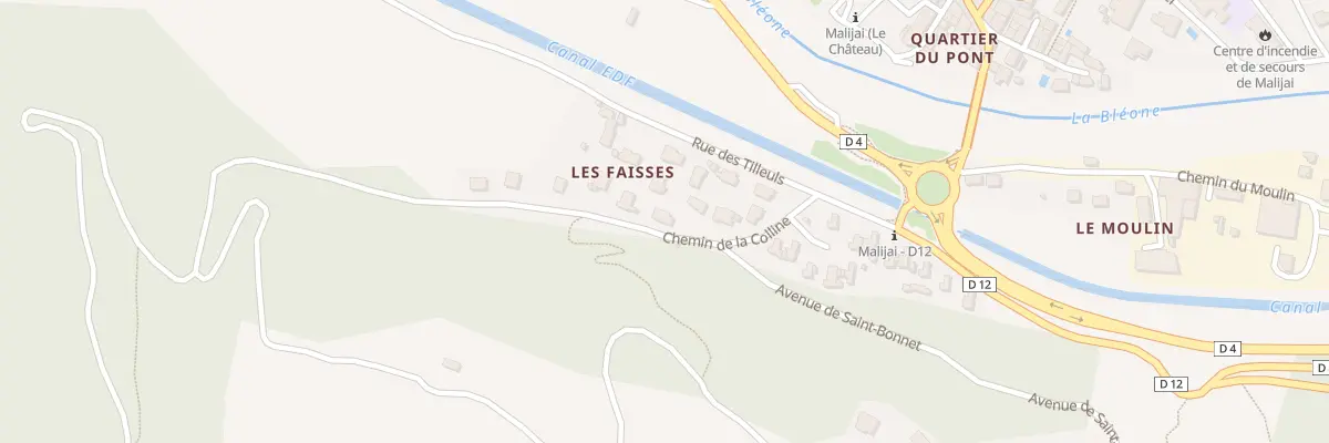 Plan du 19 Les Faisses à Malijai