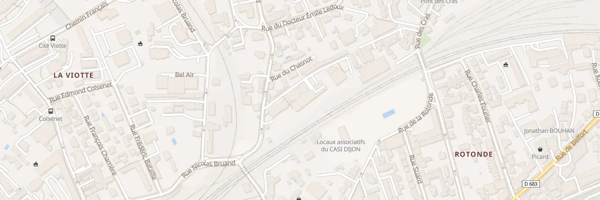 Plan du 30 Rue du Chasnot à Besançon