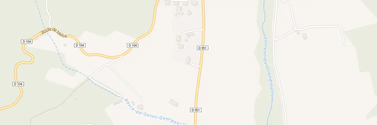 Plan du 7054 Saint Georges à La Motte-du-Caire