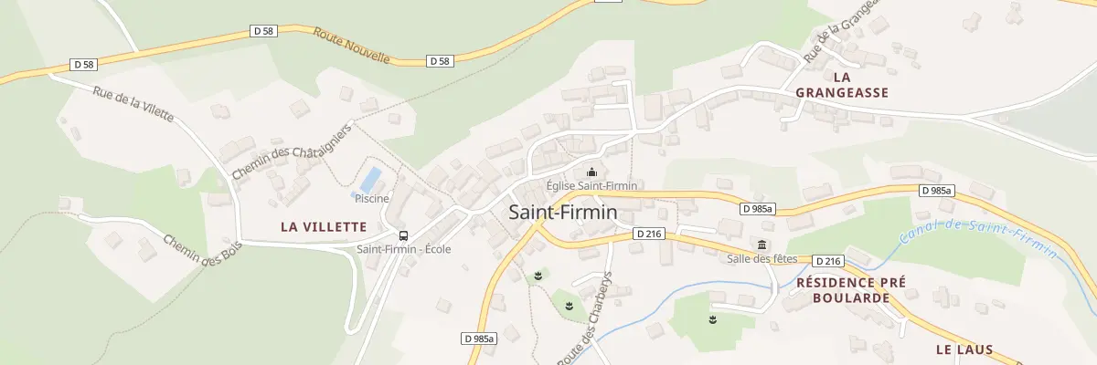 Plan du 10 Rue de l’Eglise à Saint-Firmin