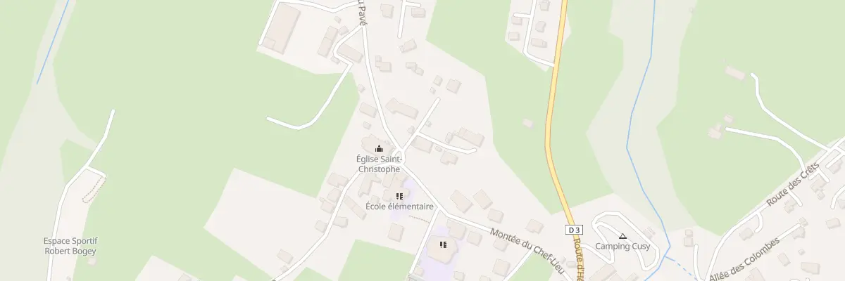 Plan du 310 Mte du Chef Lieu à Cusy