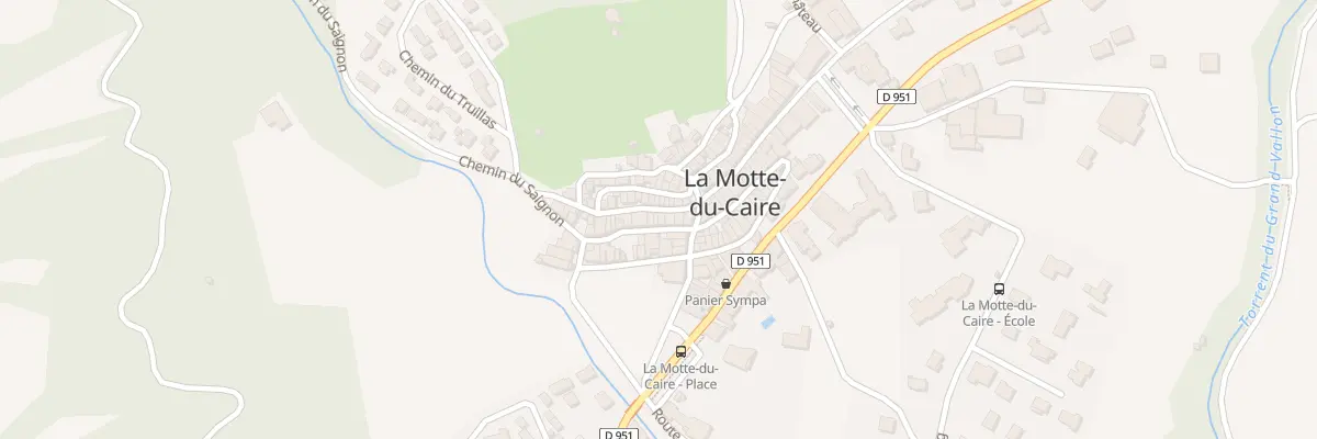 Plan du 5063 Le Village à La Motte-du-Caire