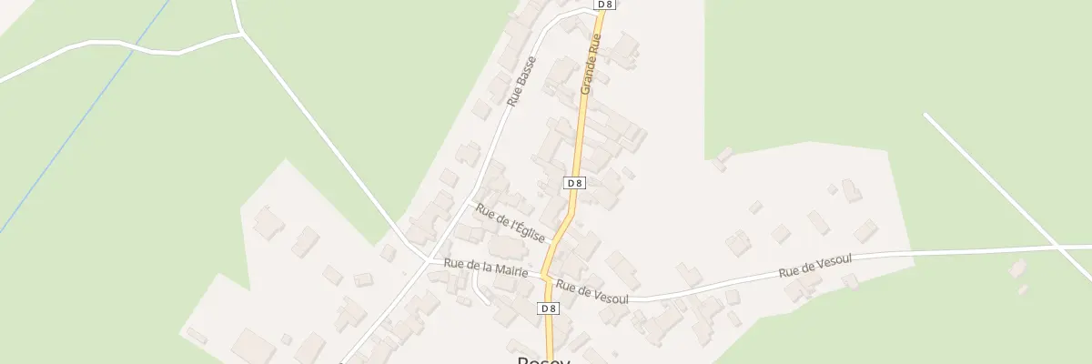 Plan du 5 Gr Grande Rue à Rosey