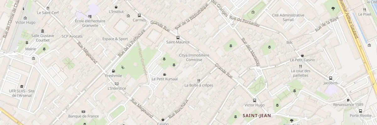 Plan du 112 Gr Grande Rue à Besançon