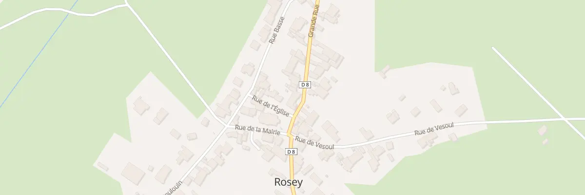 Plan du 3 Gr Grande Rue à Rosey