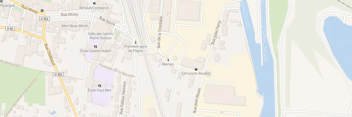 Plan du 7 Rue Jules Ferry à Pagny-sur-Moselle