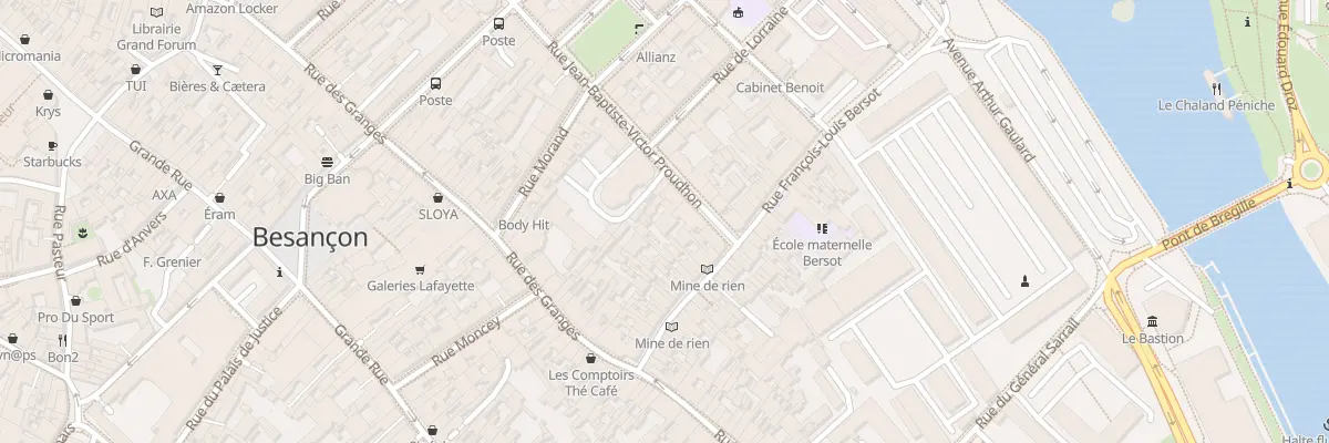Plan du 33B Rue Bersot à Besançon
