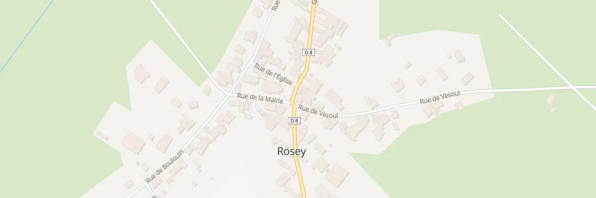 Plan du 1 Rue de Vesoul à Rosey
