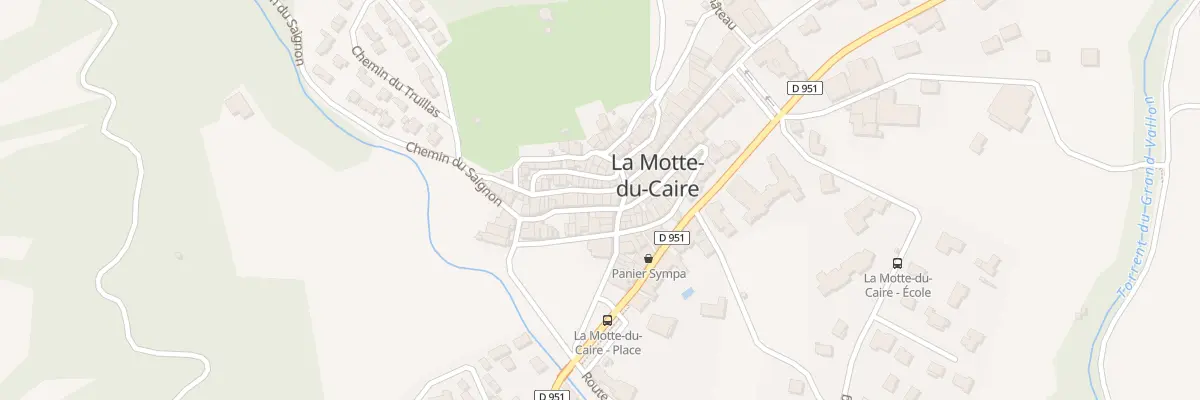 Plan du 5065 Le Village à La Motte-du-Caire