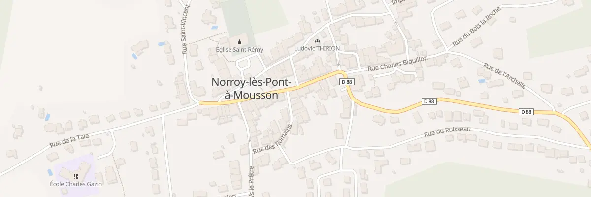 Plan du 13 Rue Alphonse Dozard à Norroy-lès-Pont-à-Mousson
