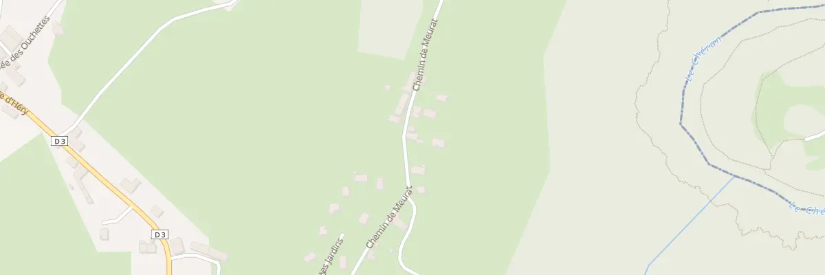 Plan du 570 Che de Meurat à Cusy
