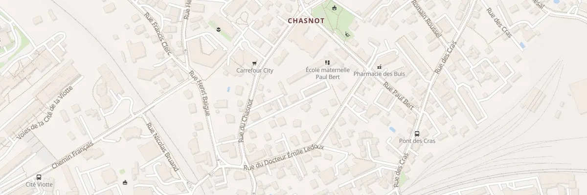 Plan du 48T Rue du Chasnot à Besançon