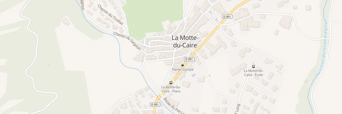 Plan du 5098 Le Village à La Motte-du-Caire