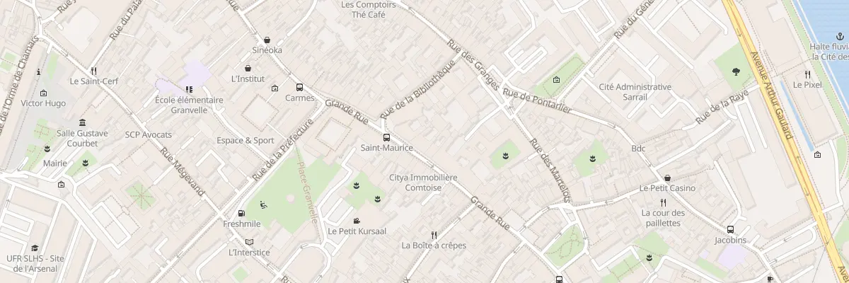Plan du 123 Gr Grande Rue à Besançon