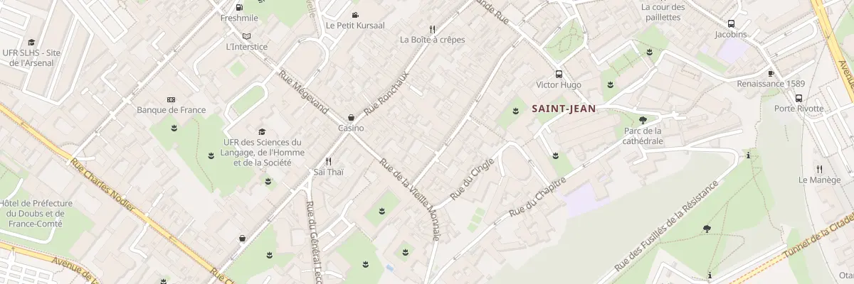 Plan du 32 Rue Ernest Renan à Besançon