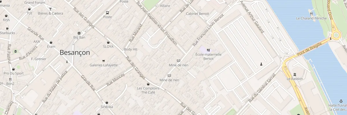 Plan du 29 Rue Bersot à Besançon