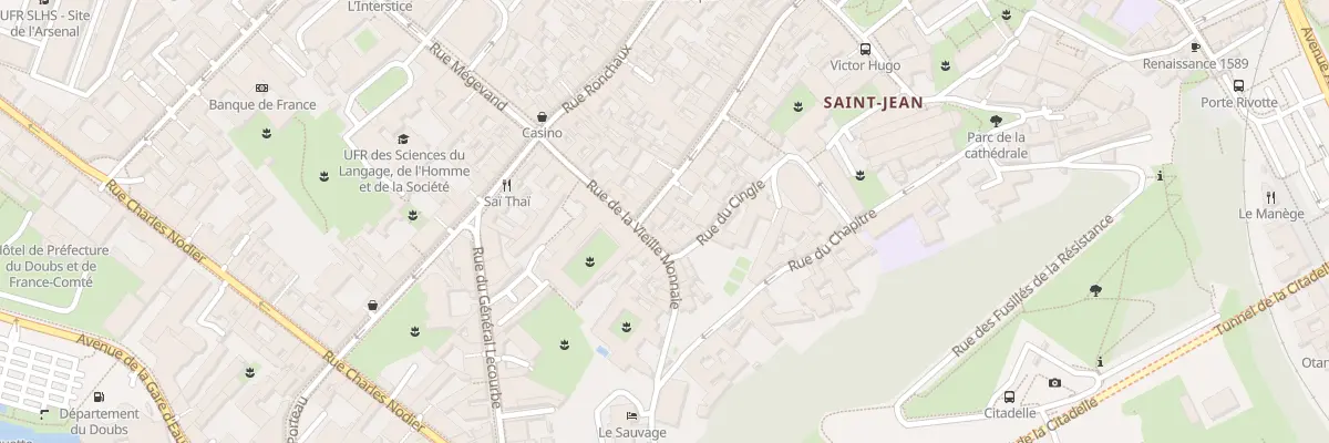Plan du 37 Rue Ernest Renan à Besançon