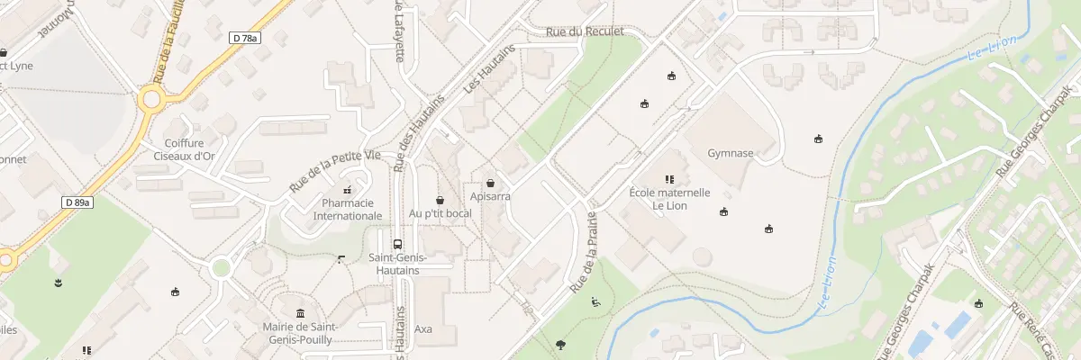 Plan du 11 Rue de la Prairie à Saint-Genis-Pouilly