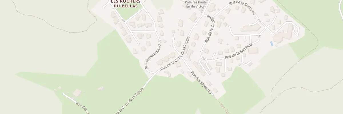 Plan du 402 Rue de la Croix de la Teppe à Prémanon