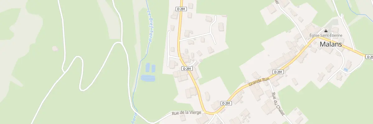 Plan du 10 Rue du Moulin à Malans