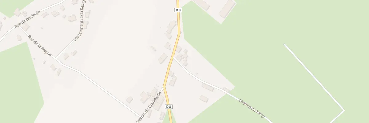 Plan du 1 Che du Tarey à Rosey