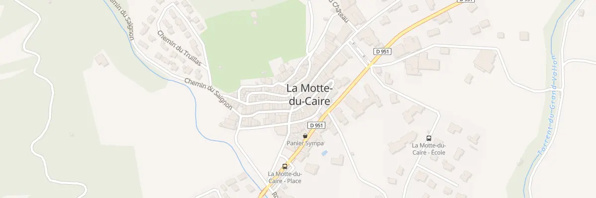 Plan du 5070 Le Village à La Motte-du-Caire