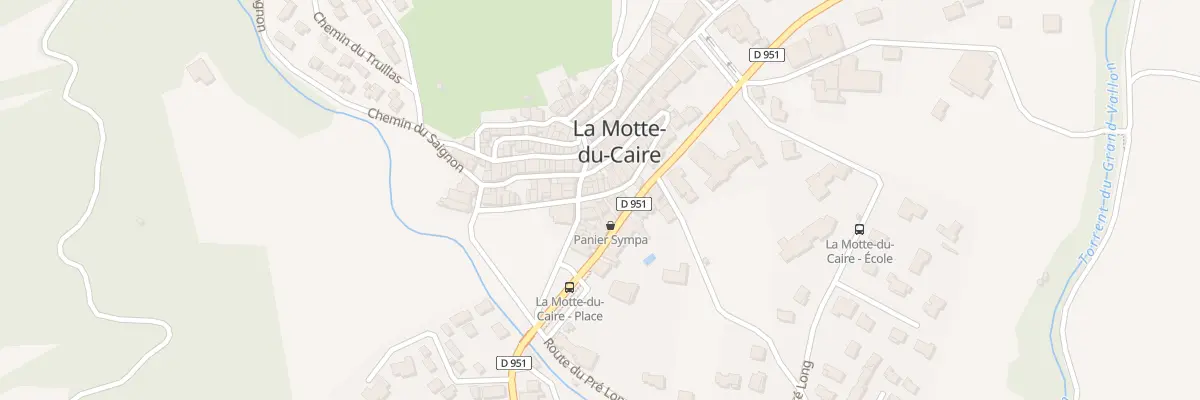 Plan du 10 Rue de la République à La Motte-du-Caire