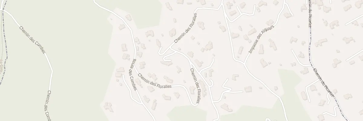 Plan du 361 Che des Floralies des Fontaine à Solliès-Ville
