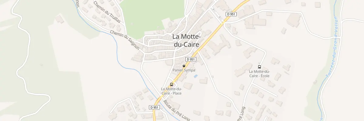 Plan du 5115 Le Village à La Motte-du-Caire
