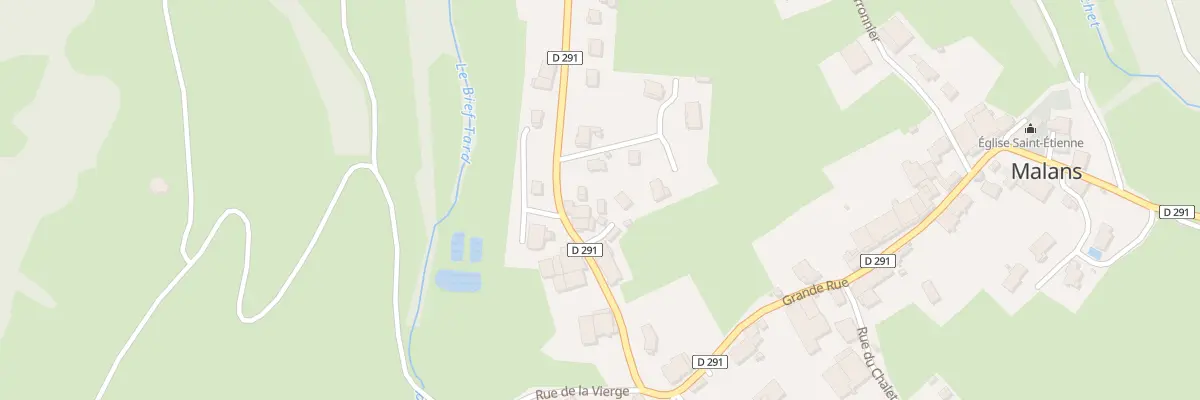 Plan du 8 Rue du Moulin à Malans