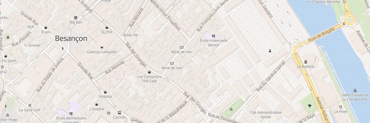 Plan du 20 Rue Bersot à Besançon
