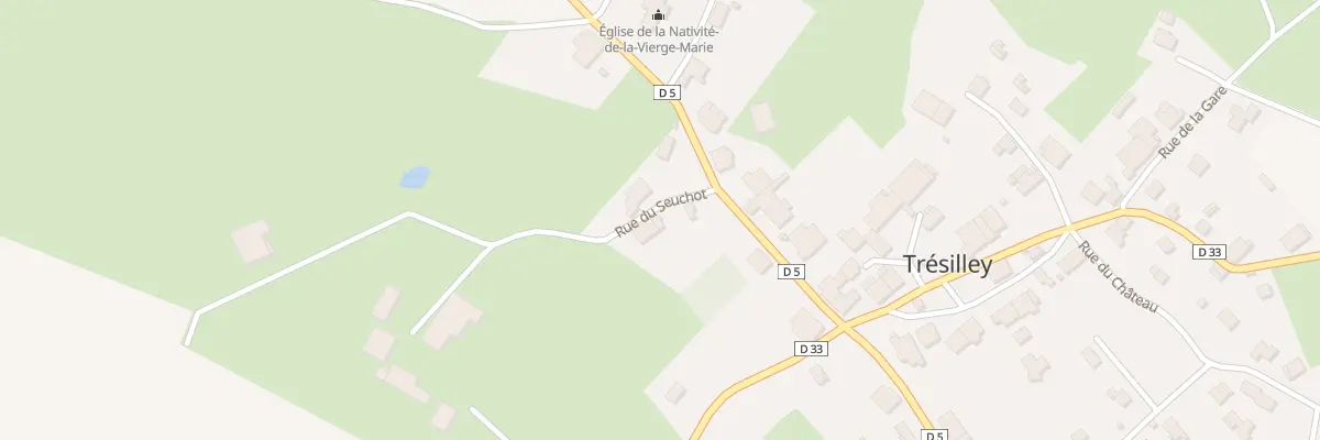 Plan du 1 Rue de Seuchot à Trésilley