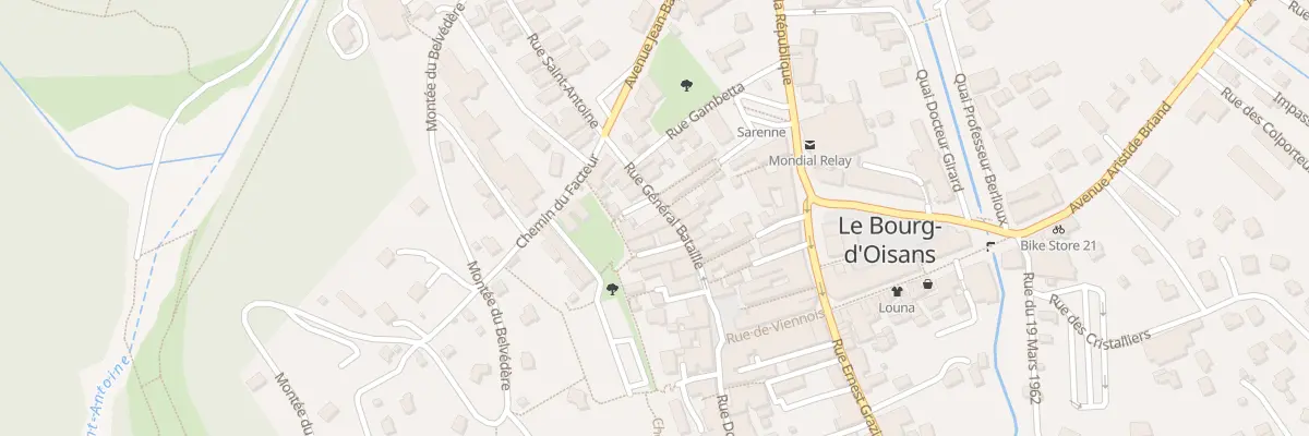 Plan du 39B Rue Gen Bataille au Bourg-d’Oisans