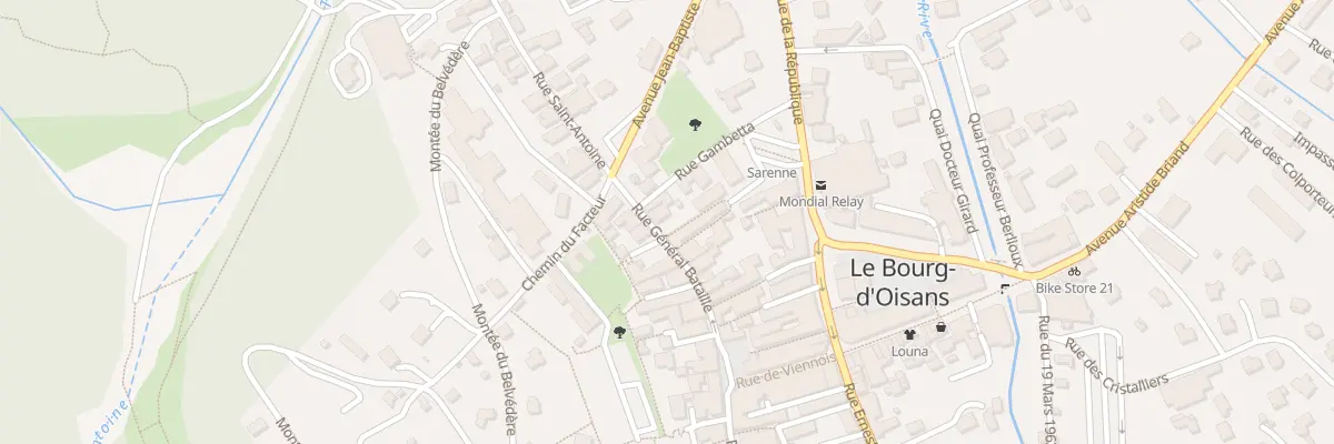 Plan du 40 Rue Gen Bataille au Bourg-d’Oisans