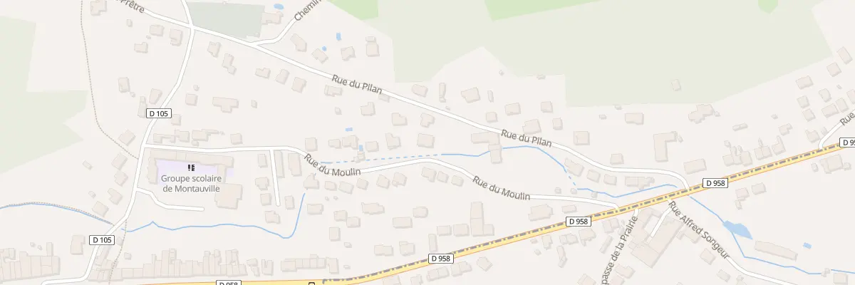Plan du 224 Rue du Moulin à Montauville