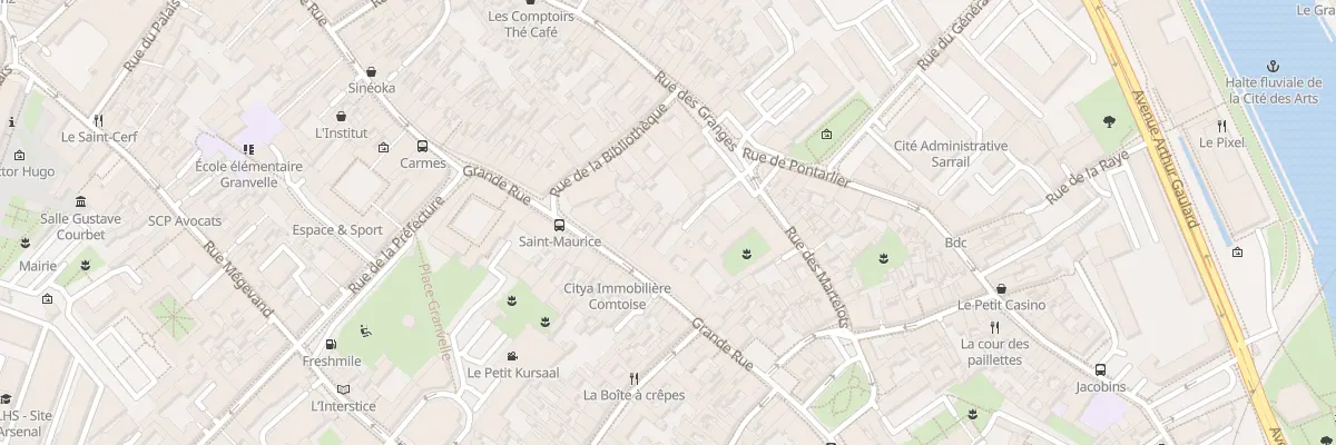 Plan du 125B Gr Grande Rue à Besançon