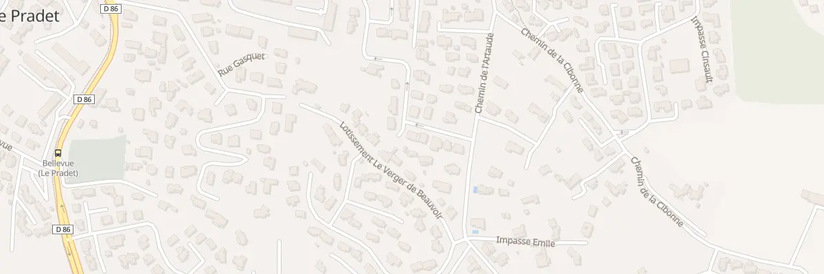 Plan du 412 Rue Adrien Pelegrin au Pradet