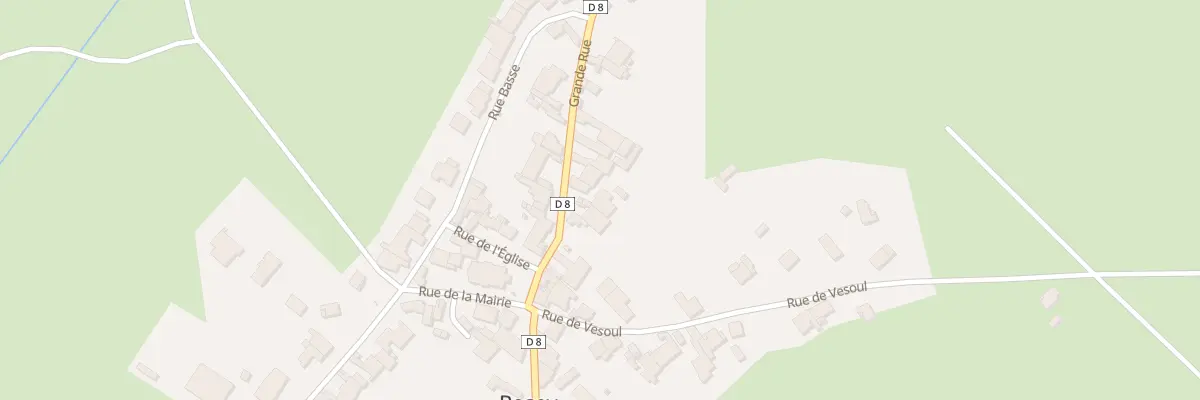 Plan du 8 Gr Grande Rue à Rosey