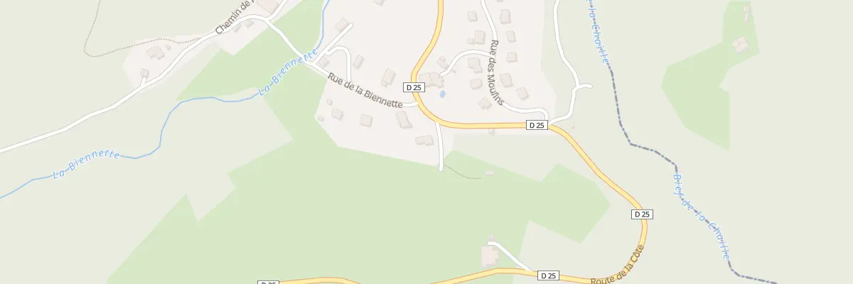 Plan du 300 Rte de la Côte à Prémanon