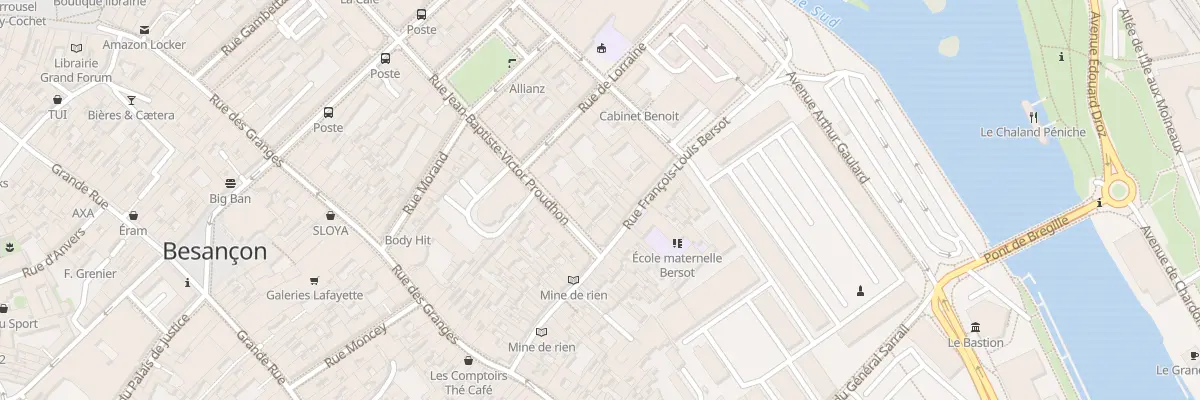 Plan du 412 Rue Bersot à Besançon