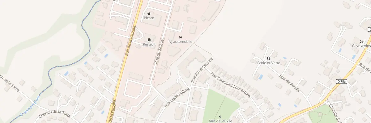 Plan du 18 Rue Lucie Aubrac à Saint-Genis-Pouilly