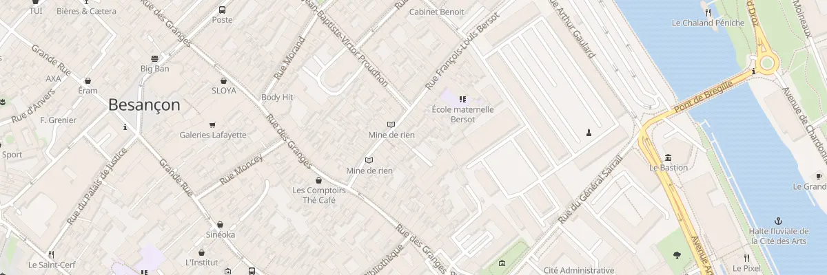 Plan du 30 Rue Bersot à Besançon